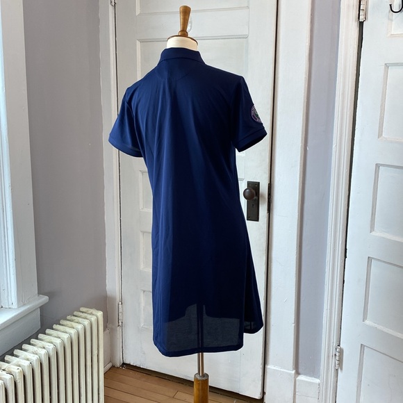 NWT Polo Ralph Lauren Wimbledon Chevron Performance Polo Dress, Size M - Picture 8 of 16